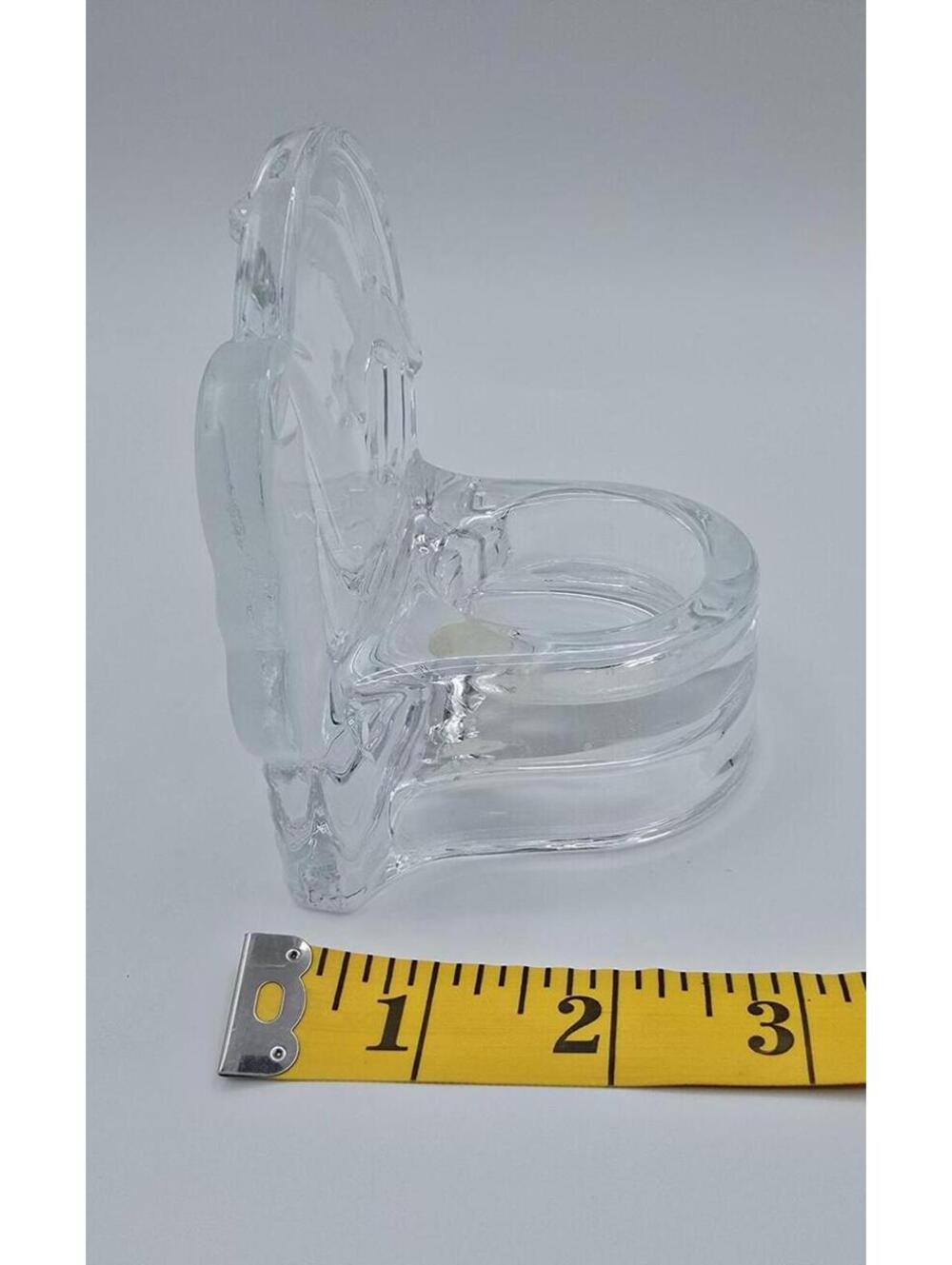 Vintage Retired PartyLite Seagull Sailboat Candle Holder w/Frosted Clear Glass - Picture 6 of 9